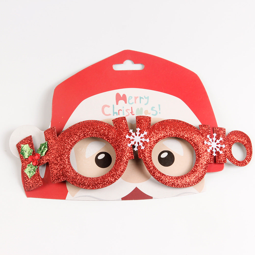 Christmas Decorations Dance Party Glasses Dress Up Props