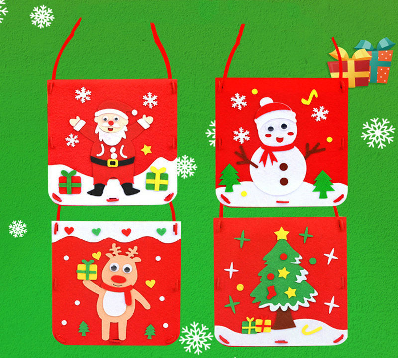 Christmas Children's Handmade Gift Bag Material Package Creative