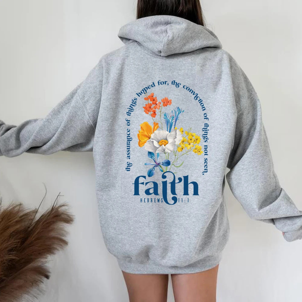 Aesthetic Christian Hoodies Bible Verse Hoodie Women - MediaEclat.store