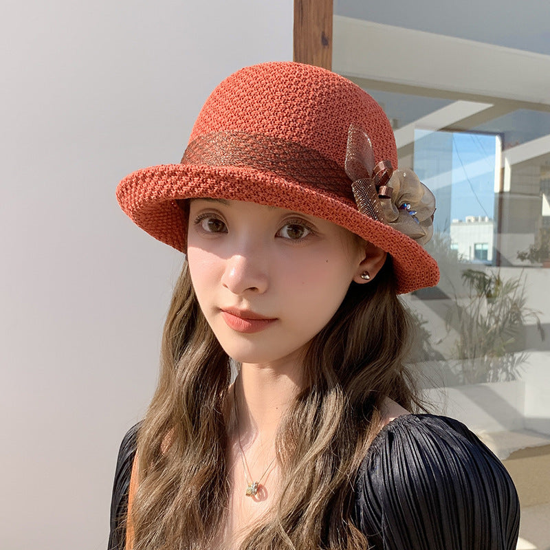 Flower Shading Breathable Bucket Hat