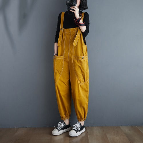 Loose Plus Size Fat MM Overalls