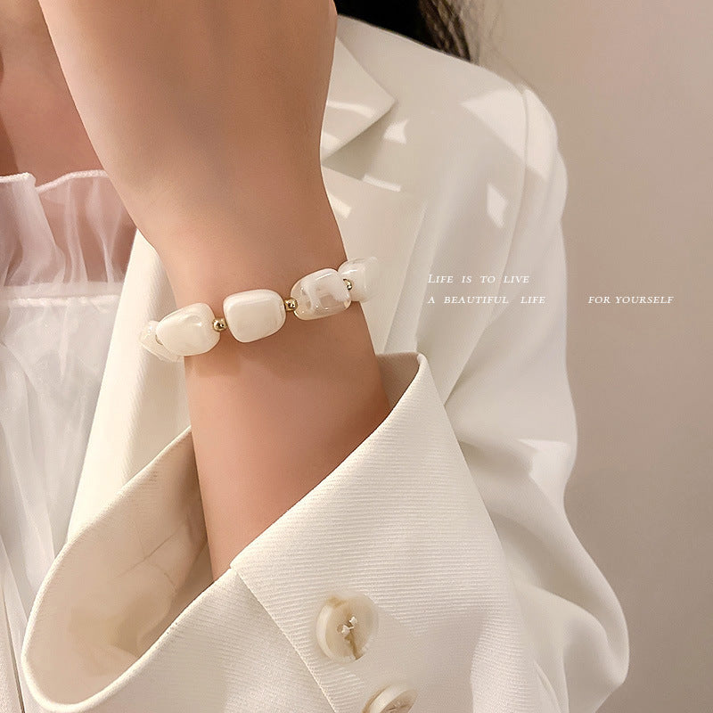 Korean Ins Wind Shell Two-piece Elastic Bracelet