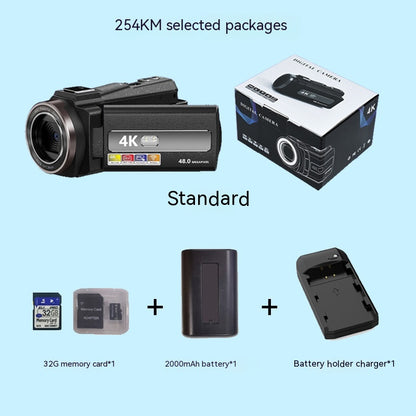 4K HD Digital Camera Handheld Shooting Digital Camera