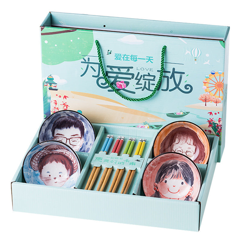 Gift Cartoon Tableware Tableware Gift Box Set