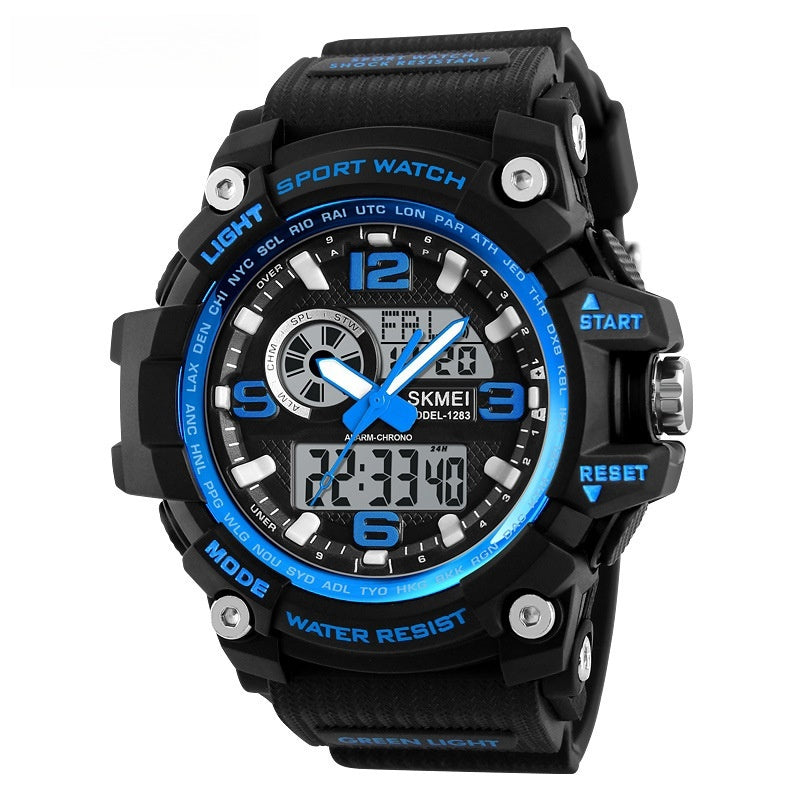 Sports Waterproof Electronic Watch Multifunctional Men