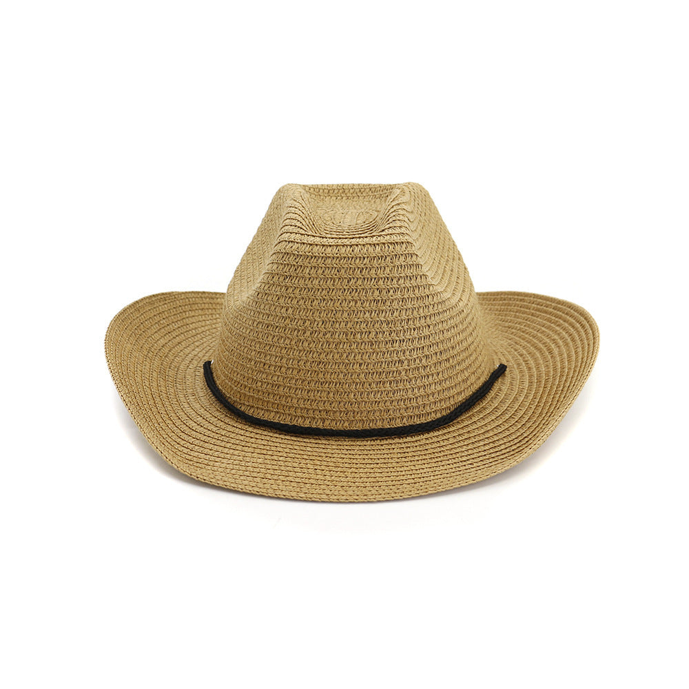 Shade Outdoor Beach Big Brim Cowboy Straw Hat