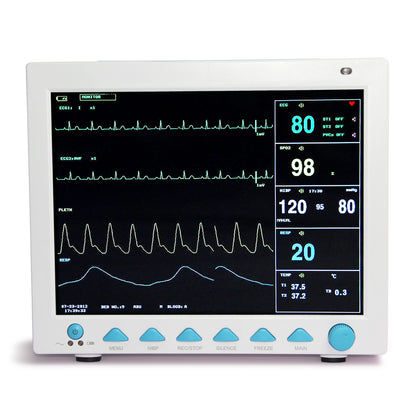 12.1 Inch  ICU CCU 6 Parameters Patient Monitor,ECG,NIBP,SPO2,PR,RESP,TEMP CMS8000