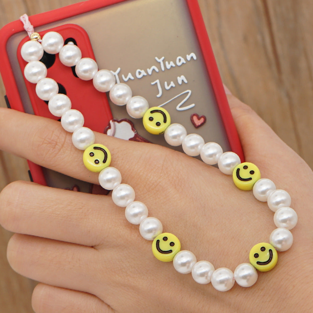 Tao Imitation Pearl Personalized Mobile Phone Chain Pendant Rope Girl