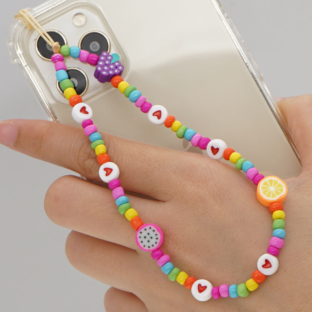 Tao Imitation Pearl Personalized Mobile Phone Chain Pendant Rope Girl