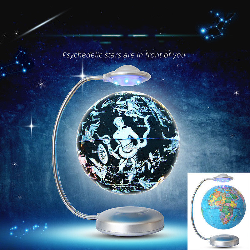 Globe Magnetic Levitation 8 Inch Luminous Ornaments