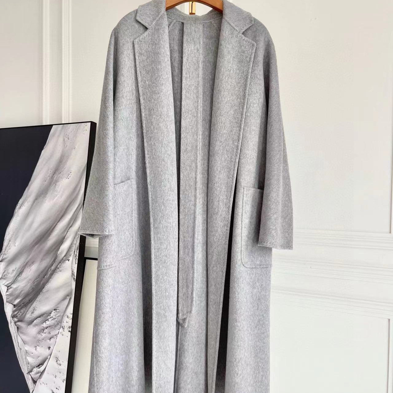 Double-sided Corrugated Cashmere Coat