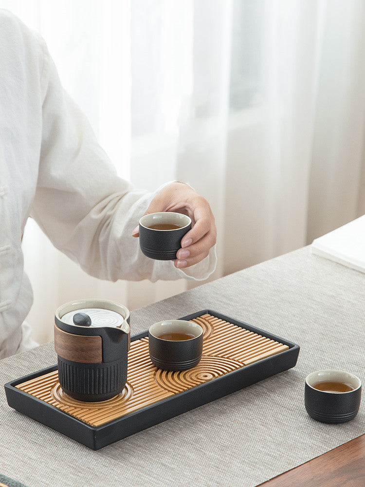 Japanese Water Storage Type Dry Tea Tray