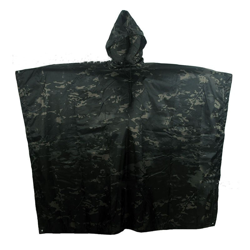 Multifunctional Portable Poncho Camouflage Raincoat