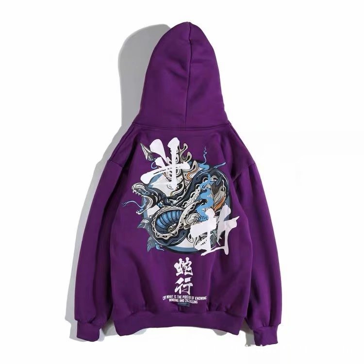 Loose hip-hop hoodie