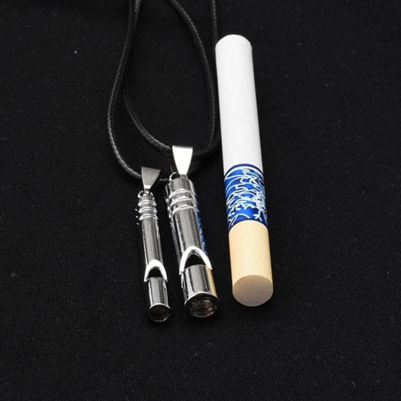 Titanium Emergency Alarm Portable Keychain Necklace